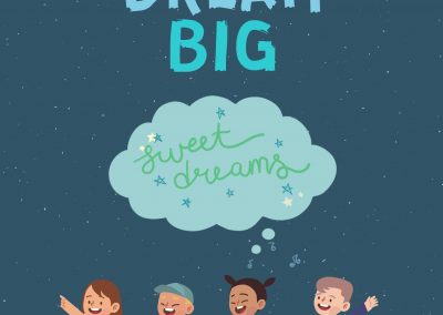Dream big poster